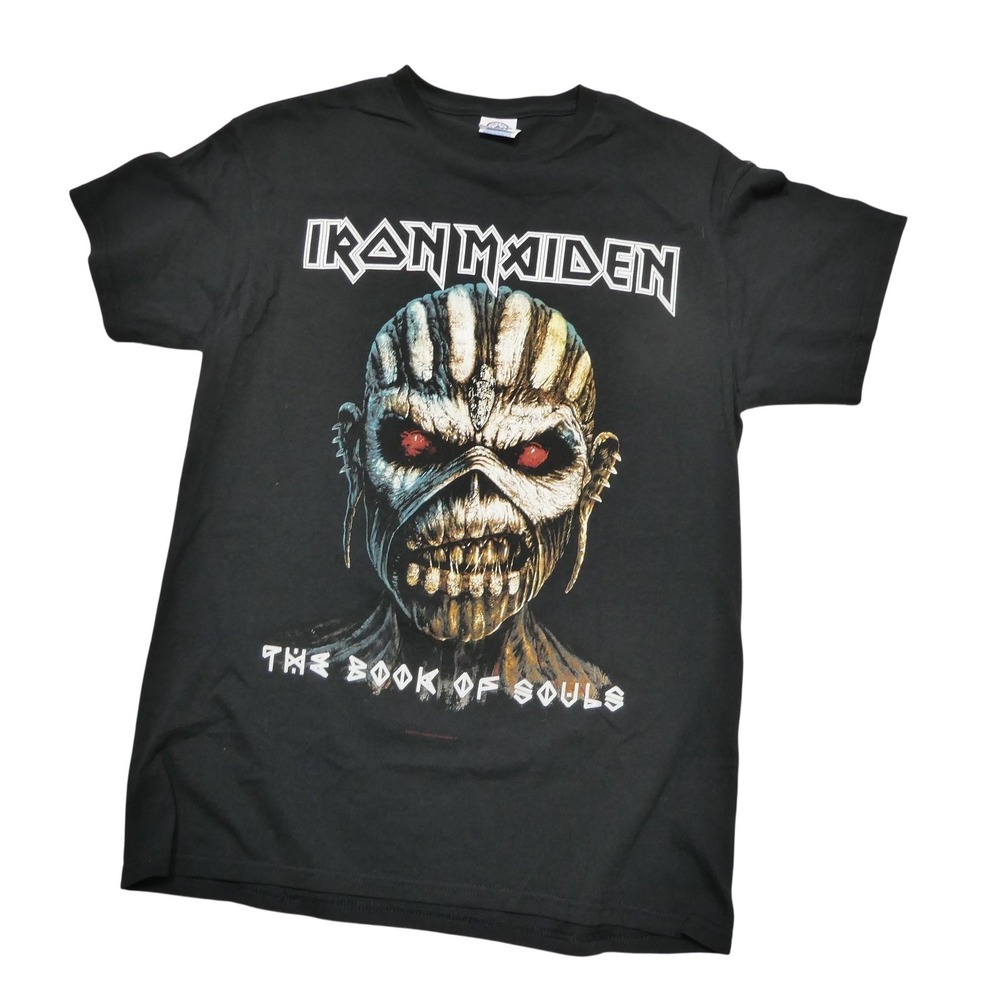 Iron Maiden Book Of Souls World Tour Concert Shirt Adult Medium Black Delta 2017
